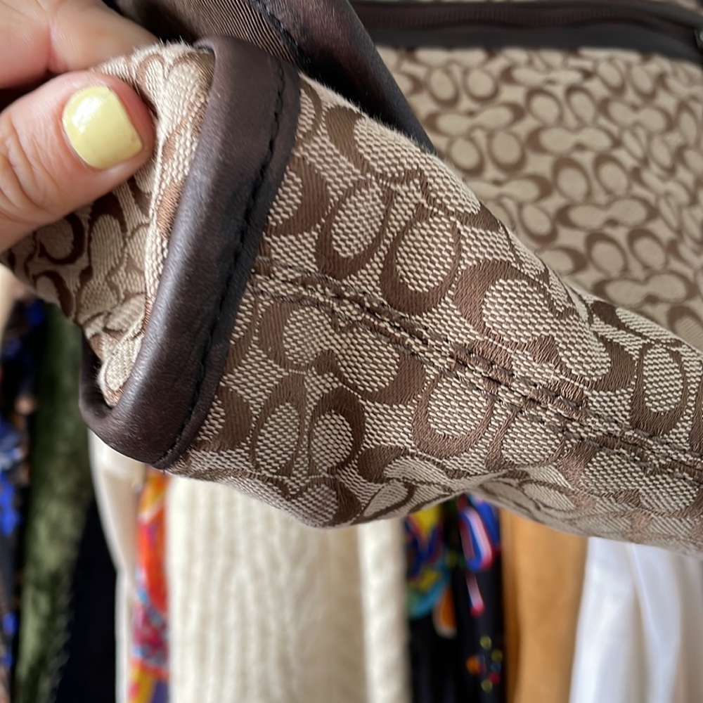 Coach Signature Jacquard Map Bag F70699 - Picture 10 of 12